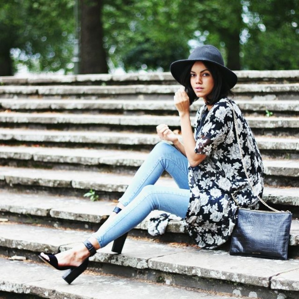 Floral kimono